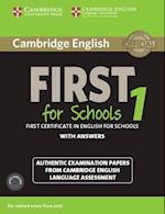 Cambridge English First 1 for Schools for Revised Exam from 2015 Student's Book Pack (Student's Book with Answers and Audio CDs (2))