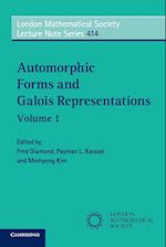 Automorphic Forms and Galois Representations: Volume 1