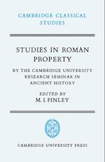 Studies in Roman Property