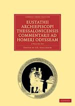 Eustathii Archiepiscopi Thessalonicensis Commentarii Ad Homeri Odysseam 2 Volume Set