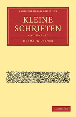 Kleine Schriften 4 Volume Paperback Set