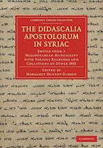 The Didascalia Apostolorum in Syriac