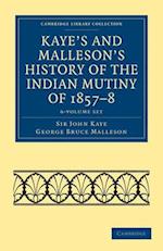 Kaye's and Malleson's History of the Indian Mutiny of 1857 8 6 Volume Set
