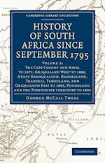 History of South Africa since September 1795