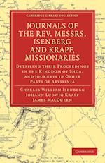 Journals of the Rev. Messrs Isenberg and Krapf, Missionaries of the Church Missionary Society