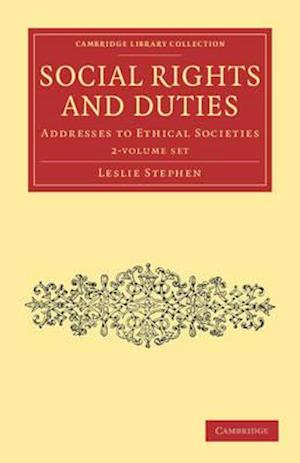 Social Rights and Duties 2 Volume Set