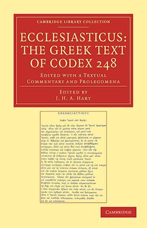 Ecclesiasticus: The Greek Text of Codex 248