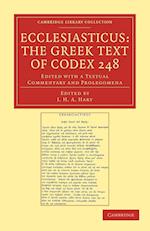 Ecclesiasticus: The Greek Text of Codex 248