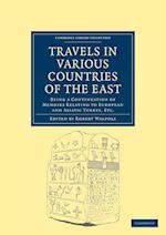 Travels in Various Countries of the East