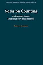 Notes on Counting: An Introduction to Enumerative Combinatorics