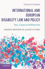 International and European Disability Law and Policy