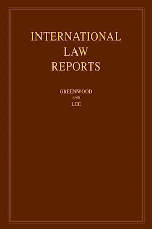 International Law Reports: Volume 177