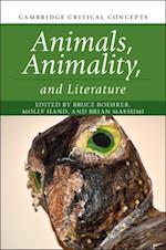 Animals, Animality, and Literature