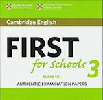 Cambridge English First for Schools 3 Audio CDs