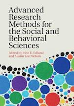 Advanced Research Methods for the Social and Behavioral Sciences