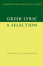 Greek Lyric