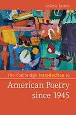 Cambridge Introduction to American Poetry since 1945