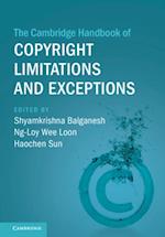 Cambridge Handbook of Copyright Limitations and Exceptions