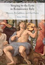 Singing to the Lyre in Renaissance Italy