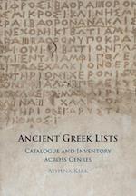 Ancient Greek Lists