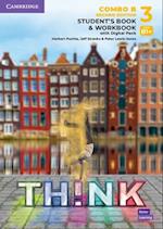 Think Level 3 Student's Book and Workbook with Digital Pack Combo B British English