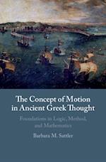 Concept of Motion in Ancient Greek Thought