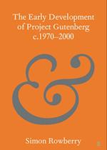 Early Development of Project Gutenberg c.1970-2000