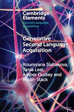 Generative Second Language Acquisition