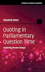 Quoting in Parliamentary Question Time