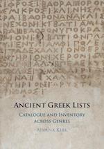 Ancient Greek Lists