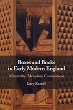 Boxes and Books in Early Modern England