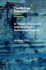 Theory of Linguistic Individuality for Authorship Analysis