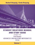 Advanced Engineering Mathematics, 10e Volume 1: Chapters 1 - 12 Student Solutions Manual and Study Guide