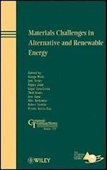Materials Challenges in Alternative and Renewable Energy – Ceramic Transactions V224