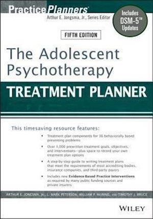 The Adolescent Psychotherapy Treatment Planner, Fifth Edition