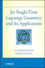 Jet Single–Time Lagrange Geometry and Its Applications