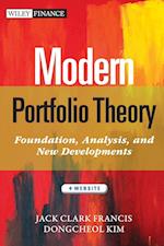 Modern Portfolio Theory + Website – Foundations, Analysis, and New Developments