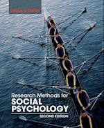 Research Methods for Social Psychology, Second Edi tion