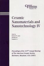 Ceramic Nanomaterials and Nanotechnology IV