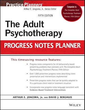 Adult Psychotherapy Progress Notes Planner