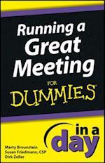 Running a Great Meeting In a Day For Dummies