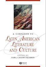 Companion to Latin American Literature and Culture