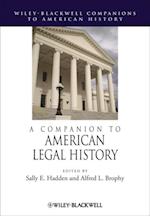 Companion to American Legal History