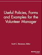 Useful Policies, Forms and Examples for the Volunteer Manager