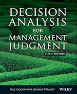Decision Analysis for Management Judgment 5e