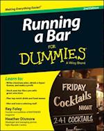 Running a Bar For Dummies 2e