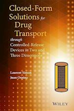 Closed–form Solutions for Drug Transport through Controlled–Release Devices in Two and Three Dimensions