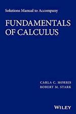 Solutions Manual to Accompany Fundamentals of Calculus