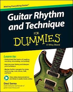 Guitar Rhythm and Techniques For Dummies, Book + Online Video and Audio Instruction