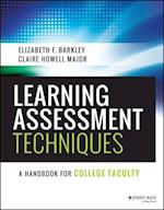Learning Assessment Techniques – A Handbook for College Faculty